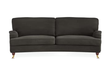 Howard Lyx 3-personers Svunget Manchestersofa - Mørkegrå - Møbler - Sofaer - Howard sofa