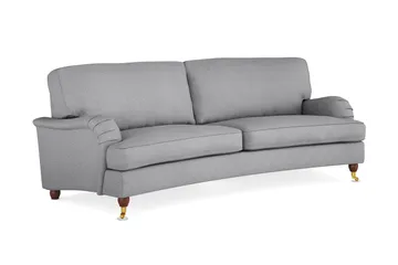 Howard Lyx 3-personers Svunget Stofsofa - Lysegrå - Møbler - Sofaer - Howard sofa