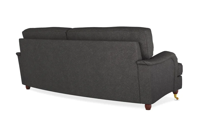 Howard Lyx 3-personers Svunget Stofsofa - Mørkegrå - Møbler - Sofaer - Howard sofa