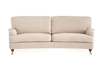 Howard Lyx 3-personers Svunget Stofsofa - Beige - Møbler - Sofaer - Howard sofa