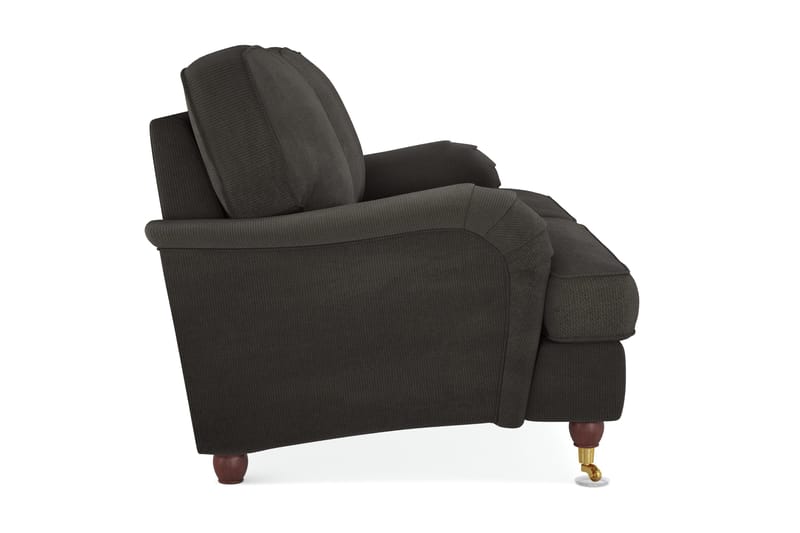 Howard Lyx 3-personers Manchestersofa - Mørkegrå - Møbler - Sofaer - Howard sofa