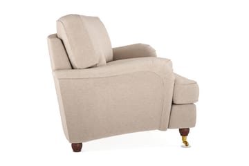 Howard Lyx 3-personers Svunget Stofsofa - Beige - Møbler - Sofaer - Howard sofa