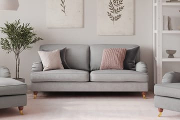 Howard Lyx 3-personers Stofsofa - Lysegrå - Møbler - Sofaer - Howard sofa