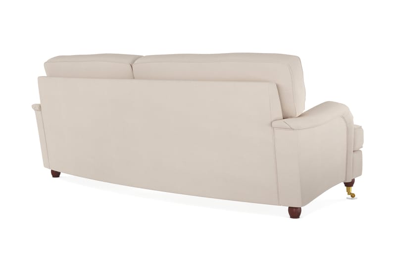 Howard Lyx 3-personers Svunget Manchestersofa - Beige - Møbler - Sofaer - Howard sofa