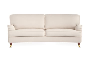 Howard Lyx 3-personers Svunget Manchestersofa - Beige - Møbler - Sofaer - Howard sofa