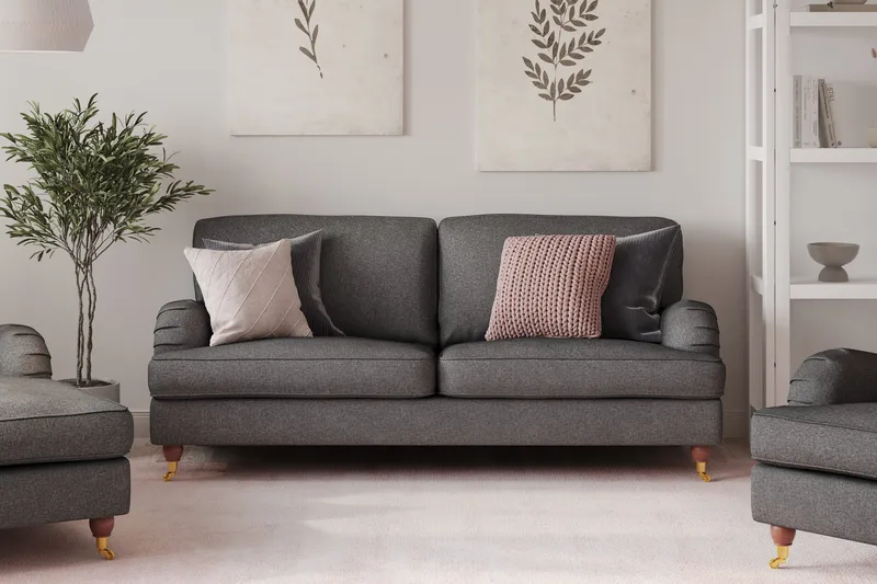 Howard Lyx 3-personers Stofsofa - Mørkegrå - Møbler - Sofaer - Howard sofa