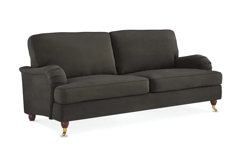 Howard Lyx 3-personers Manchestersofa - Mørkegrå - Møbler - Sofaer - Howard sofa
