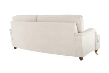 Howard Lyx 3-personers Svunget Fløjlssofa - Cremehvid - Møbler - Sofaer - Howard sofa