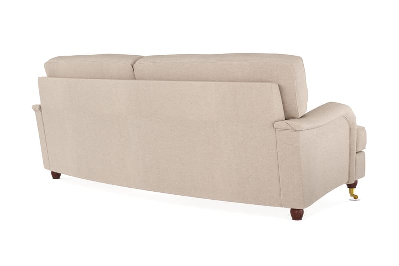 Howard Lyx 3-personers Svunget Stofsofa - Beige - Møbler - Sofaer - Howard sofa