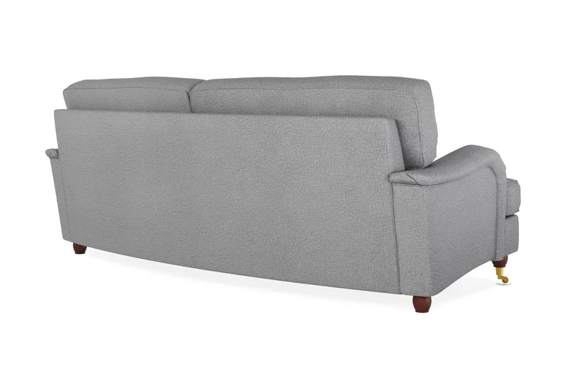 Howard Lyx 3-personers Svunget Stofsofa - Lysegrå - Møbler - Sofaer - Howard sofa