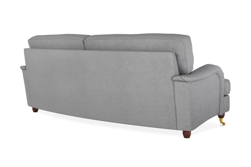 Howard Lyx 3-personers Svunget Stofsofa - Lysegrå - Møbler - Sofaer - Howard sofa