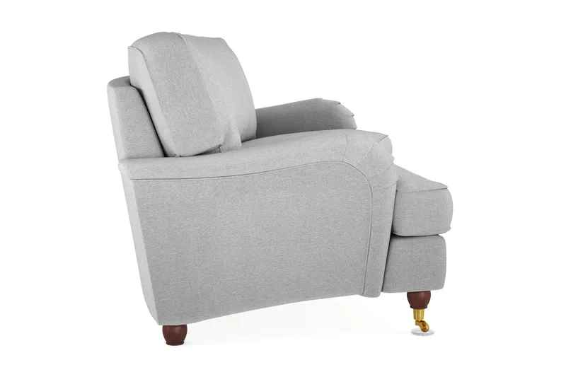 Howard Lyx 3-personers Svunget Stofsofa - Lysegrå - Møbler - Sofaer - Howard sofa
