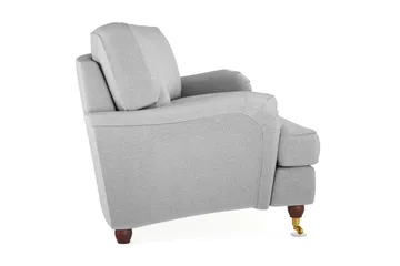 Howard Lyx 3-personers Svunget Stofsofa - Lysegrå - Møbler - Sofaer - Howard sofa