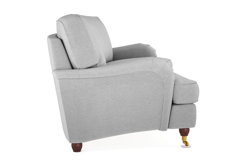 Howard Lyx 3-personers Svunget Stofsofa - Lysegrå - Møbler - Sofaer - Howard sofa