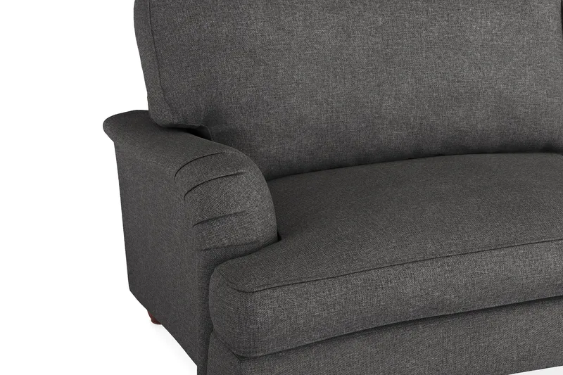 Howard Lyx 3-personers Svunget Stofsofa - Mørkegrå - Møbler - Sofaer - Howard sofa