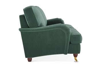 Howard Lyx 3-personers Fløjlssofa - Mørkegrøn - Møbler - Sofaer - Howard sofa