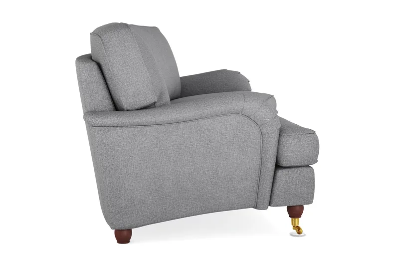 Howard Lyx 3-personers Svunget Stofsofa - Lysegrå - Møbler - Sofaer - Howard sofa