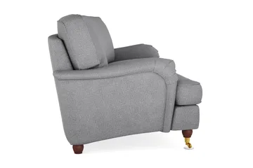 Howard Lyx 3-personers Svunget Stofsofa - Lysegrå - Møbler - Sofaer - Howard sofa