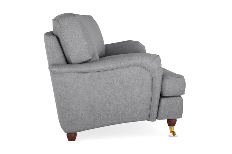Howard Lyx 3-personers Svunget Stofsofa - Lysegrå - Møbler - Sofaer - Howard sofa