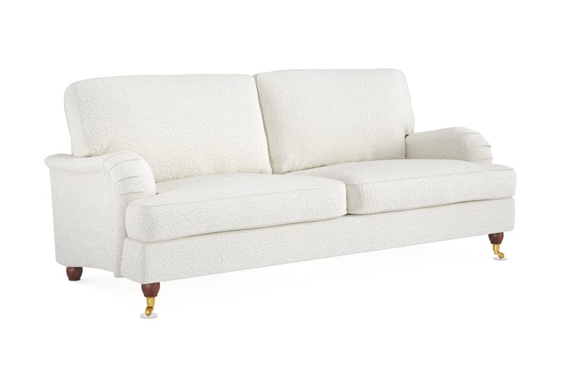Howard Lyx 3-personers Sofa i Bouclé - Hvid - Møbler - Sofaer - Howard sofa