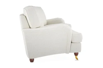 Howard Lyx 3-personers Svunget Sofa i Bouclé - Hvid - Møbler - Sofaer - Howard sofa