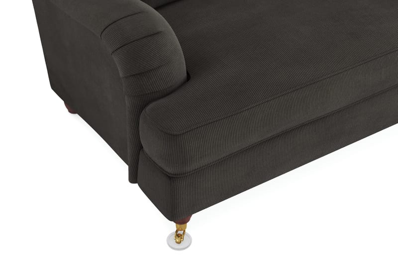 Howard Lyx 4-personers Manchestersofa - Mørkegrå - Møbler - Sofaer - Howard sofa