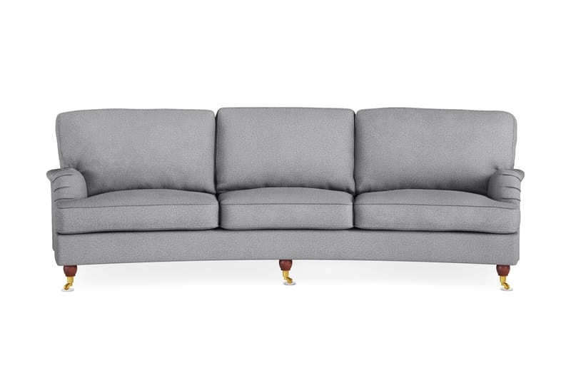 Howard Lyx 4-Pers. Sofa Buet - Grå - 4 personers sofa - Howard sofa