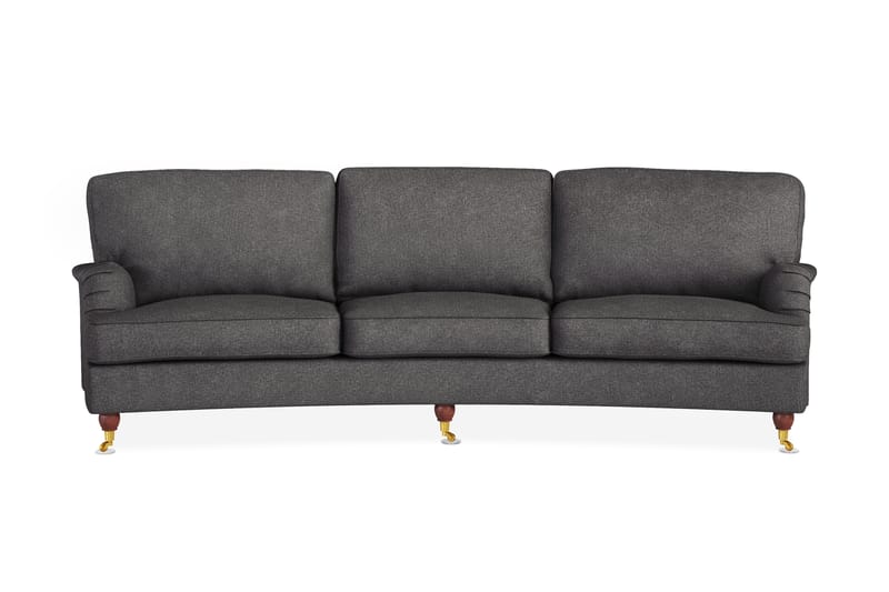 Howard Lyx 4-pers Sofa Buet - Mørkegrå - 4 personers sofa - Howard sofa