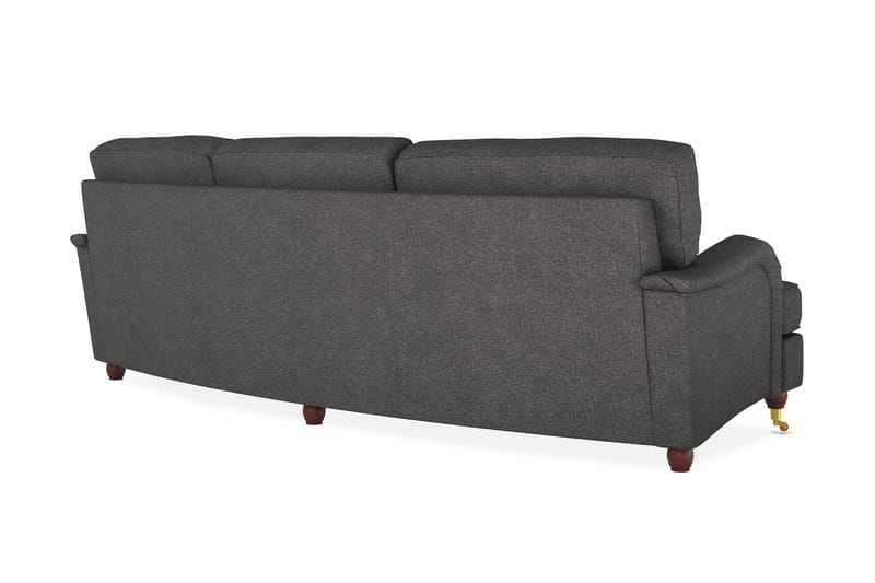 Howard Lyx 4-pers Sofa Buet - Mørkegrå - 4 personers sofa - Howard sofa