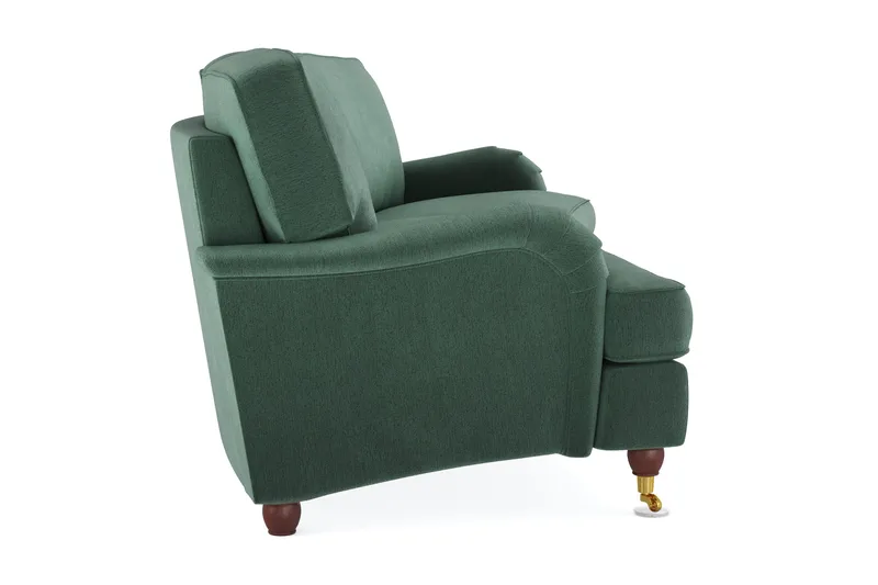 Howard Lyx 4-personers Svunget Fløjlssofa - Mørkegrøn - Møbler - Sofaer - Howard sofa