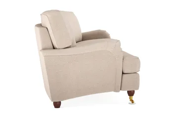 Howard Lyx 4-personers Svunget Stofsofa - Beige - Møbler - Sofaer - Howard sofa