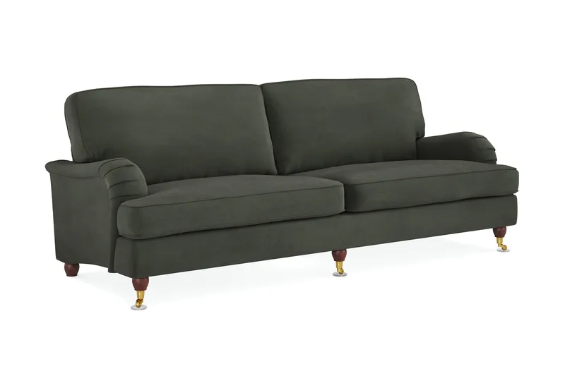 Howard Lyx 4-personers Manchestersofa - Mørkegrøn - Møbler - Sofaer - Howard sofa