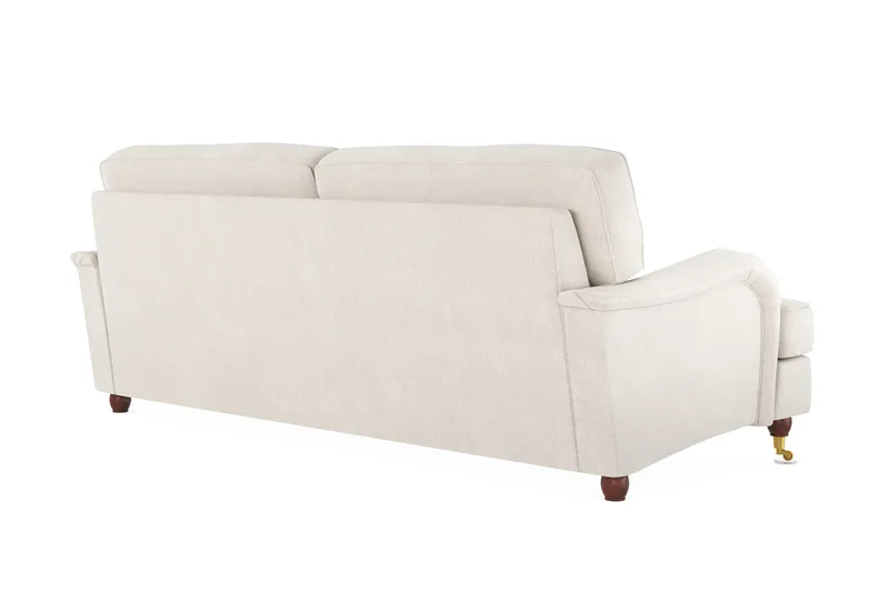Howard Lyx 4-personers Fløjlssofa - Cremehvid - Møbler - Sofaer - Howard sofa