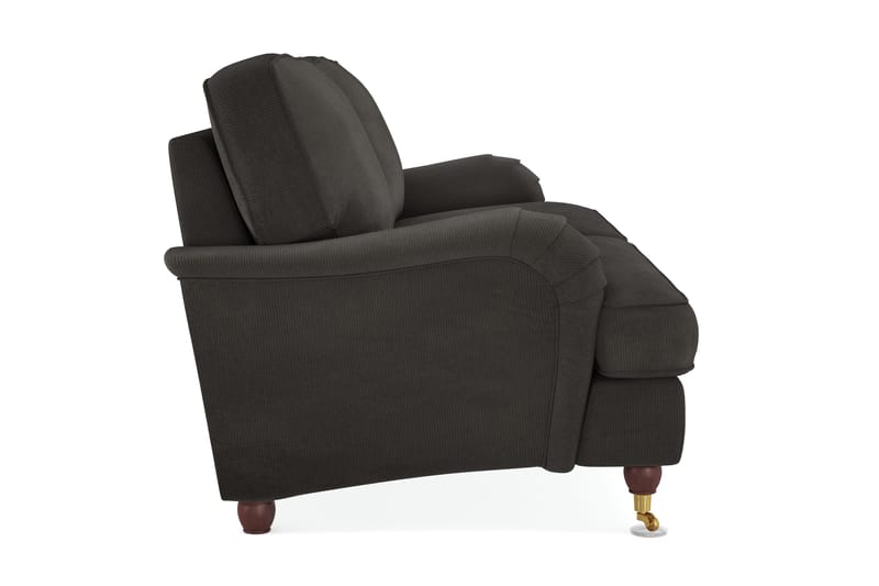 Howard Lyx 4-personers Manchestersofa - Mørkegrå - Møbler - Sofaer - Howard sofa