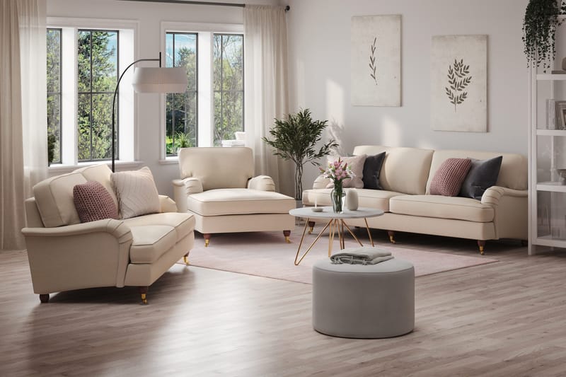 Howard Lyx 4-personers Stofsofa - Beige - Møbler - Sofaer - Howard sofa
