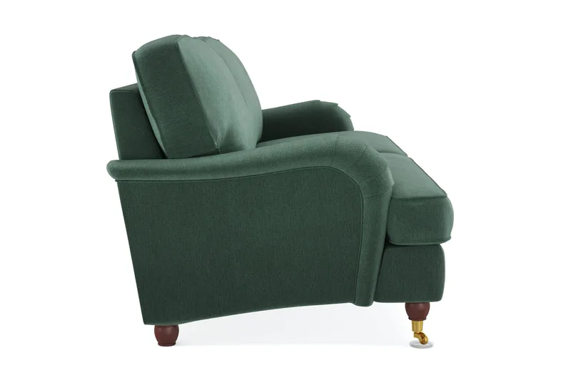 Howard Lyx 4-personers Fløjlssofa - Mørkegrøn - Møbler - Sofaer - Howard sofa
