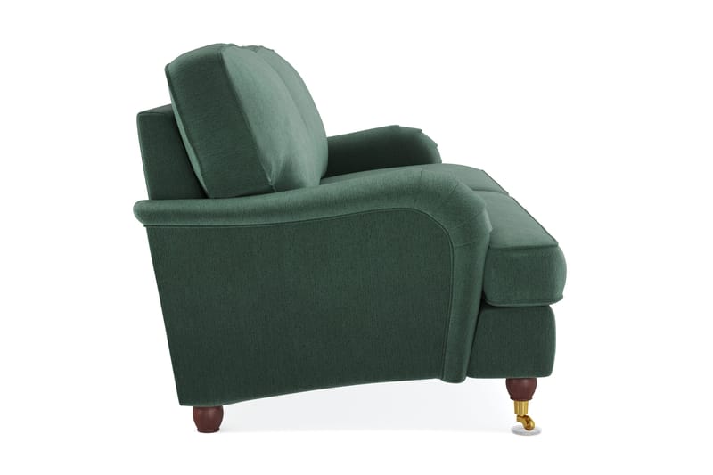 Howard Lyx 4-personers Fløjlssofa - Mørkegrøn - Møbler - Sofaer - Howard sofa