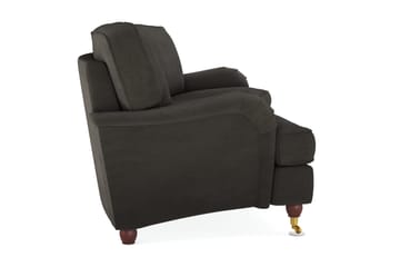 Howard Lyx 4-personers Svunget Manchestersofa - Mørkegrå - Møbler - Sofaer - Howard sofa