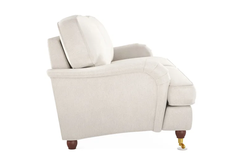 Howard Lyx 4-personers Fløjlssofa - Cremehvid - Møbler - Sofaer - Howard sofa