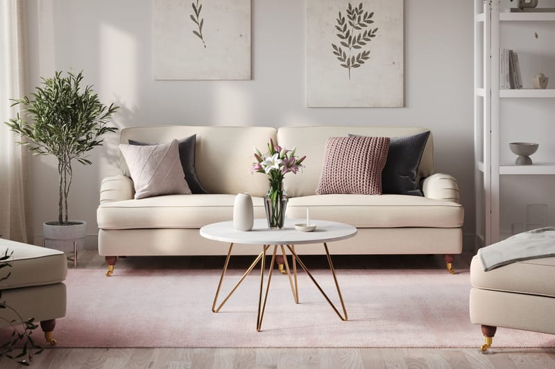 Howard Lyx 4-personers Stofsofa - Beige - Møbler - Sofaer - Howard sofa