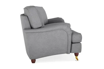 Howard Lyx 4-personers Svunget Stofsofa - Lysegrå - Møbler - Sofaer - Howard sofa