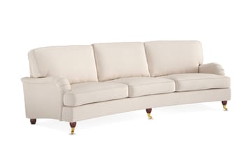 Howard Lyx 4-personers Svunget Manchestersofa - Beige - Møbler - Sofaer - Howard sofa