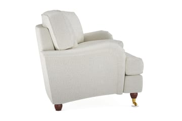 Howard Lyx 4-personers Svunget Sofa i Bouclé - Hvid - Møbler - Sofaer - Howard sofa