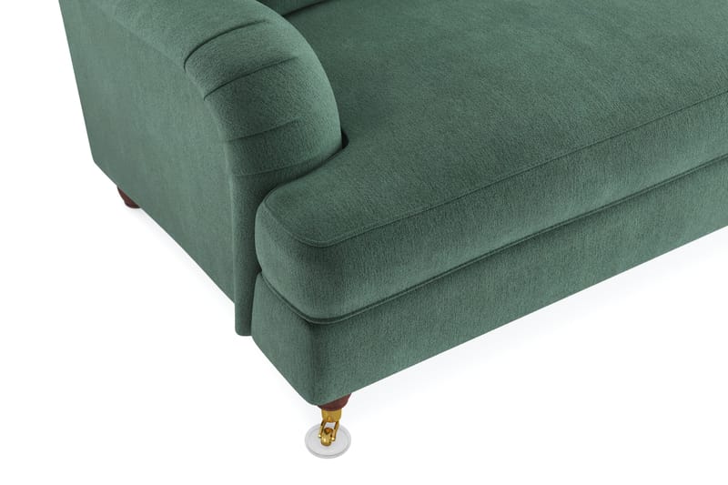 Howard Lyx 4-personers Fløjlssofa - Mørkegrøn - Møbler - Sofaer - Howard sofa