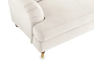 Howard Lyx 4-personers Fløjlssofa - Cremehvid - Møbler - Sofaer - Howard sofa