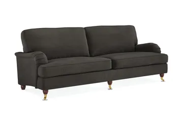 Howard Lyx 4-personers Manchestersofa - Mørkegrå - Møbler - Sofaer - Howard sofa