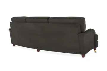 Howard Lyx 4-personers Svunget Manchestersofa - Mørkegrå - Møbler - Sofaer - Howard sofa