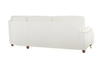Howard Lyx 6-personers Højrevendt L-formet Hjørnesofa i Bouclé - Hvid - Møbler - Sofaer - Howard sofa