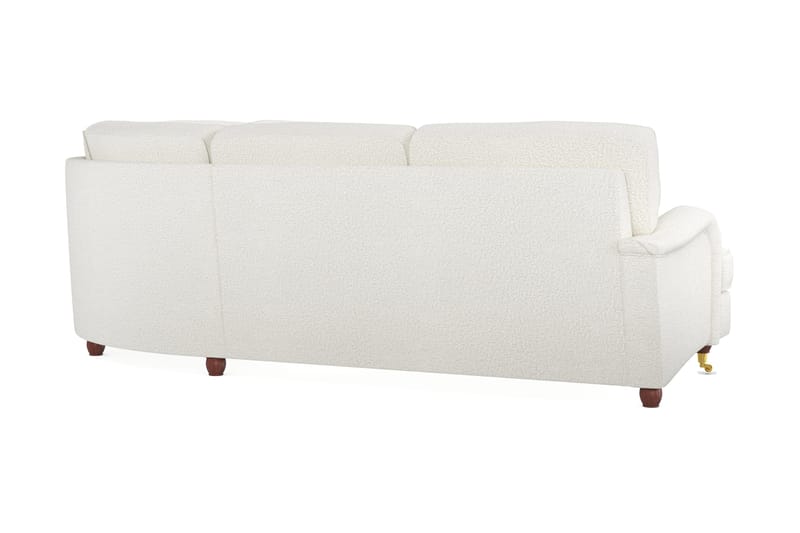 Howard Lyx 6-personers Højrevendt L-formet Hjørnesofa i Bouclé - Hvid - Møbler - Sofaer - Howard sofa