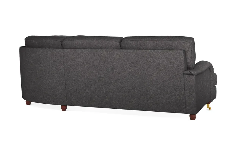 Howard Lyx 6-personers Venstrevendt L-formet Hjørnesofa i Stof - Mørkegrå - Møbler - Sofaer - Howard sofa